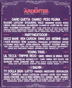 les ardentes 2025-line-up qcltur